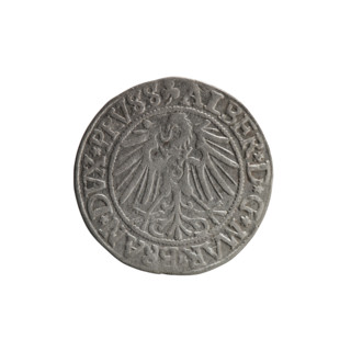 grosz, Straub (Strawb), Heinrich, R0 (rarity), eagles, Albrecht Hohenzollern (Prince of Prussia;