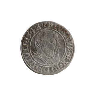 grosz, Straub (Strawb), Heinrich, R0 (rarity), eagles, Albrecht Hohenzollern (Prince of Prussia;