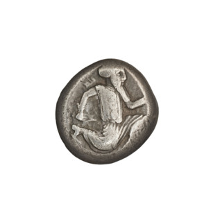 Artaxerxes II (404–358 BC) / Artaxerxes III (359–338 BC). Coin, incusum, Persia (Achaemenid