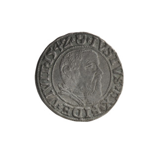 grosz, Straub (Strawb), Heinrich, R0 (rarity), eagles, Albrecht Hohenzollern (Prince of Prussia;