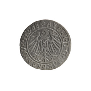 grosz, Straub (Strawb), Heinrich, R0 (rarity), Albrecht Hohenzollern (Prince of Prussia; 1490–1568)