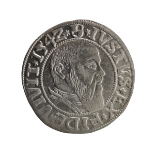 grosz, Straub (Strawb), Heinrich, R0 (rarity), eagles, Albrecht Hohenzollern (Prince of Prussia;