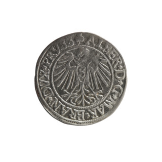 grosz, Straub (Strawb), Heinrich, R0 (rarity), Albrecht Hohenzollern (Prince of Prussia; 1490–1568)