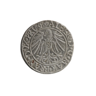 grosz, Straub (Strawb), Heinrich, R0 (rarity), Albrecht Hohenzollern (Prince of Prussia; 1490–1568)