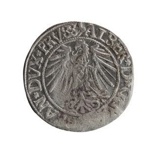 grosz, Straub (Strawb), Heinrich, R0 (rarity), Albrecht Hohenzollern (Prince of Prussia; 1490–1568)