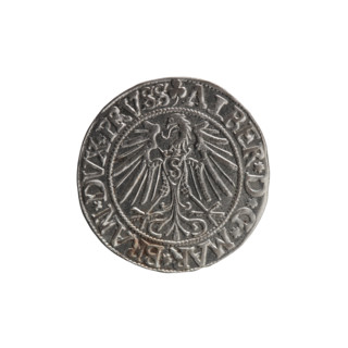 grosz, Straub (Strawb), Heinrich, R0 (rarity). Albrecht Hohenzollern (Prince of Prussia; 1490–1568)