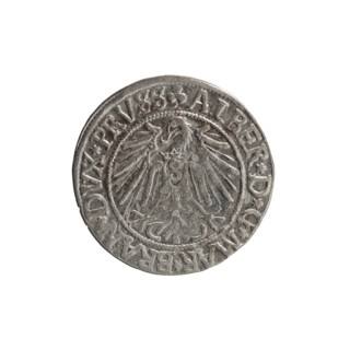 grosz, Straub (Strawb), Heinrich, R0 (rarity). Albrecht Hohenzollern (Prince of Prussia; 1490–1568)