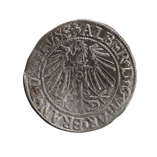 grosz, Straub (Strawb), Heinrich, R0 (rarity), Albrecht Hohenzollern (Prince of Prussia; 1490–1568)