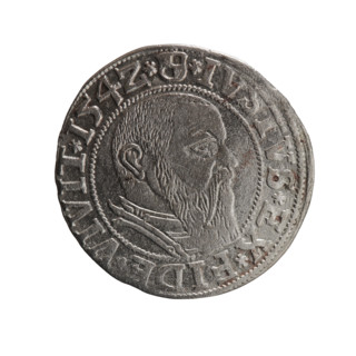 Heinrich (Straub/Strawb) Grosz; R0 (rarity). Albrecht Hohenzollern (Prince of Prussia; 1490–1568) —
