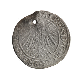 grosz, Straub (Strawb), Heinrich, R0 (rarity), eagles, Albrecht Hohenzollern (Prince of Prussia;