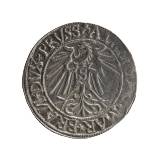 grosz, Schilling, Maciej, R0 (rarity), eagles, Albrecht Hohenzollern (Prince of Prussia; 1490–1568)