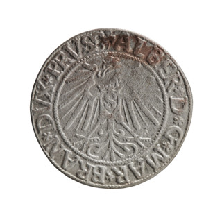 grosz, Schilling, Maciej, R0 (rarity), eagles, Albrecht Hohenzollern (Prince of Prussia; 1490–1568)