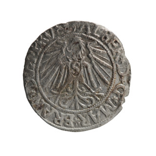 grosz, Schilling, Maciej, R0 (rarity), Albrecht Hohenzollern (Prince of Prussia; 1490–1568) —
