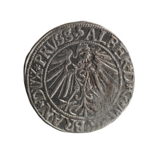 Albrecht Hohenzollern (Prince of Prussia; 1490–1568) — coin, Ducal Prussia (1525–1701), Königsberg,