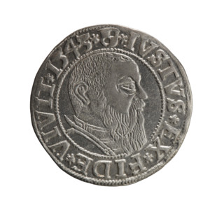 Albrecht Hohenzollern (Prince of Prussia; 1490–1568) grosz (Schilling, Maciej), R0 (rarity), 1543.