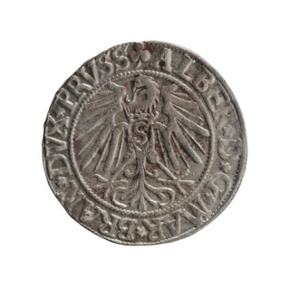 Albrecht Hohenzollern (Prince of Prussia; 1490–1568) — iconography: Hohenzollern coat of arms; male