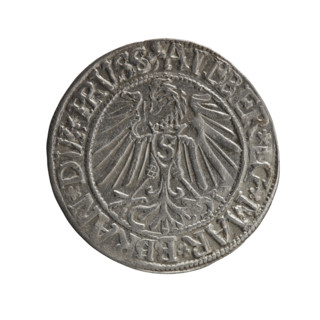 grosz, Schilling, Maciej, R0 (rarity), Albrecht Hohenzollern (Prince of Prussia; 1490–1568) —