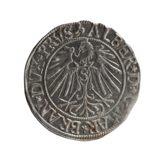grosz, Schilling, Maciej, R0 (rarity), Albrecht Hohenzollern (Prince of Prussia; 1490–1568) —