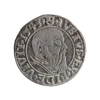 Albrecht Hohenzollern (Prince of Prussia; 1490–1568) — grosz, Schilling, Maciej, R0 (rarity). Ducal
