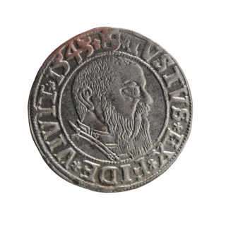 Albrecht Hohenzollern (Prince of Prussia; 1490–1568) — silver grosz (Schilling, Maciej), R0