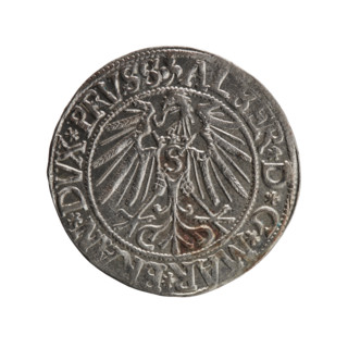 grosz, Schilling, Maciej, R0 (rarity), eagles, Albrecht Hohenzollern (Prince of Prussia; 1490-1568)