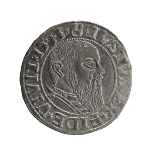 grosz, Schilling, Maciej, R0 (rarity), Albrecht Hohenzollern (Prince of Prussia; 1490–1568) —