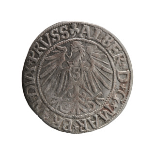 grosz, Schilling, Maciej, R0 (rarity), eagles, Albrecht Hohenzollern (Prince of Prussia; 1490–1568)