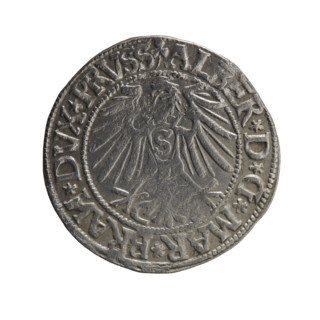 grosz, Schilling, Maciej, R0 (rarity), Albrecht Hohenzollern (Prince of Prussia; 1490–1568) —