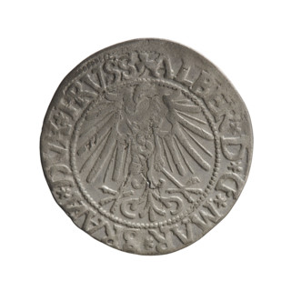 grosz, Schilling, Maciej, publisher, Decjusz, Jost Ludwik (fl. 1528-1535), R0 (rarity), Albrecht