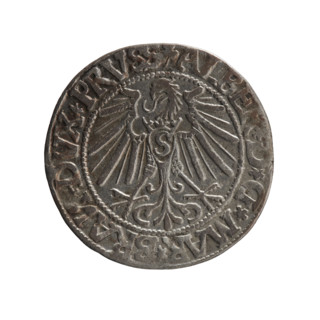 grosz; publisher: Schilling, Maciej; engraver: Decjusz, Jost Ludwik (fl. 1528–1535); rarity R0.