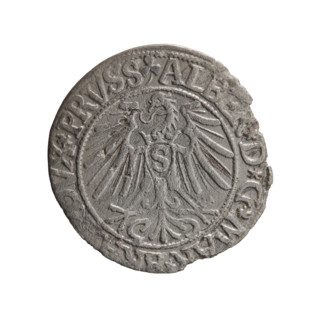 grosz; publisher: Schilling, Maciej; engraver: Decjusz, Jost Ludwik (fl. 1528–1535); rarity R0;