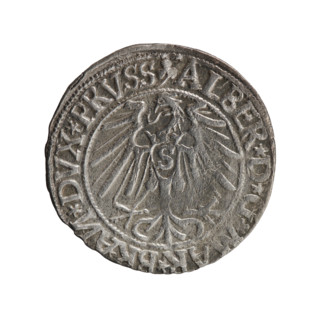 grosz; Schilling, Maciej, publisher; Decjusz, Jost Ludwik (fl. 1528–1535); R0 (rarity). Obverse: