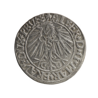 grosz; Schilling, Maciej, publisher; Decjusz, Jost Ludwik (fl. 1528–1535); R0 (rarity). Albrecht