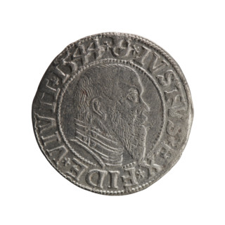 grosz; publisher: Schilling, Maciej; engraver: Decjusz, Jost Ludwik (fl. 1528–1535); R0 (rarity).