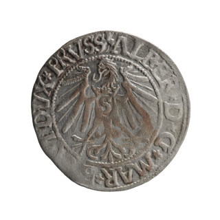 grosz; Schilling, Maciej, publisher; Decjusz, Jost Ludwik (fl. 1528–1535); R0 (rarity). Albrecht