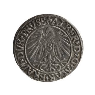 grosz; Schilling, Maciej, publisher; Decjusz, Jost Ludwik (fl. 1528–1535); R0 (rarity); eagles;