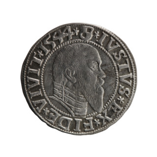 grosz; Schilling, Maciej, publisher; Decjusz, Jost Ludwik (fl. 1528–1535); R0 (rarity). Obverse:
