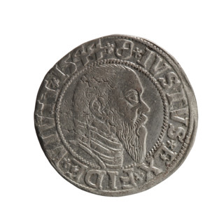 grosz; Schilling, Maciej, publisher; Decjusz, Jost Ludwik (fl. 1528–1535); R0 (rarity). Subject: