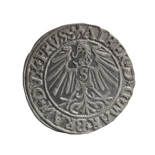 grosz; Schilling, Maciej, publisher; Decjusz, Jost Ludwik (fl. 1528–1535); R0 (rarity); eagles;