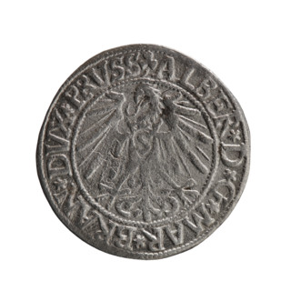 grosz; Schilling, Maciej, publisher; Decjusz, Jost Ludwik (fl. 1528–1535); R0 (rarity). Albrecht