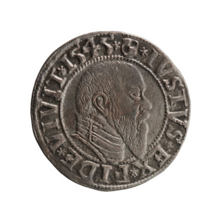 grosz, Schilling, Maciej, publisher, Decjusz, Jost Ludwik (fl. 1528-1535), R0 (rarity), Albrecht