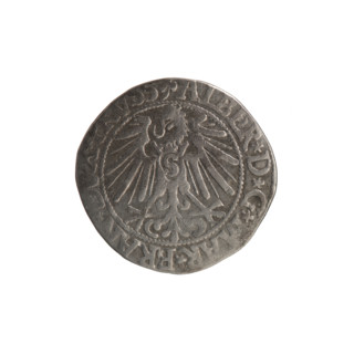 grosz; Schilling, Maciej, publisher; Decjusz, Jost Ludwik (fl. 1528-1535); R0 (rarity). Eagles;