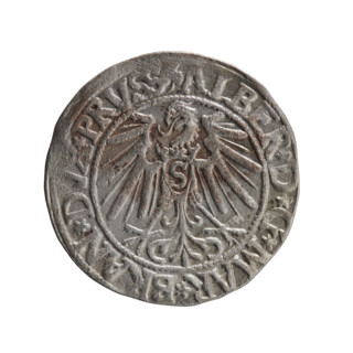 grosz; Schilling, Maciej, publisher; Decjusz, Jost Ludwik (fl. 1528–1535); R0 (rarity); eagles;