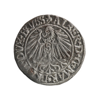grosz; Schilling, Maciej, publisher; Decjusz, Jost Ludwik (fl. 1528–1535); R0 (rarity); Albrecht