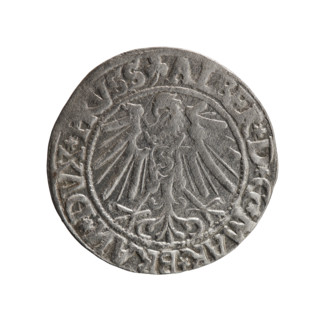 grosz; Schilling, Maciej, publisher; Decjusz, Jost Ludwik (fl. 1528–1535); R0 (rarity); Albrecht