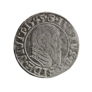 Obverse: Prussian eagle; on its chest a crowned letter S. On the rim between the pearl borders an