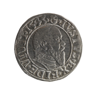 Grosz; publisher: Maciej Schilling; engraver: Jost Ludwik Decjusz (fl. 1528–1535). Rarity R0.