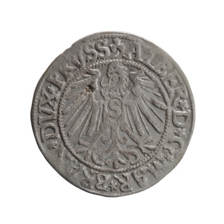 grosz; Schilling, Maciej, publisher; Decjusz, Jost Ludwik (fl. 1528–1535); iconography: eagles,