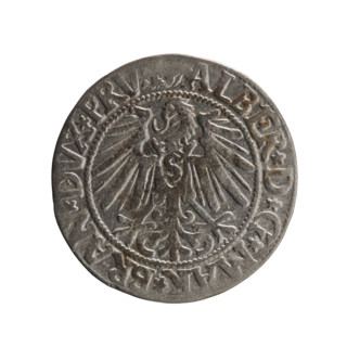 grosz; Schilling, Maciej, publisher; Decjusz, Jost Ludwik (fl. 1528–1535); eagles; Albrecht