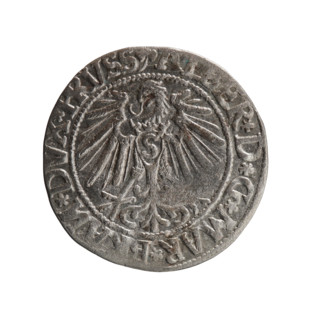 grosz; Schilling, Maciej, publisher; Decjusz, Jost Ludwik (fl. 1528-1535); Albrecht Hohenzollern
